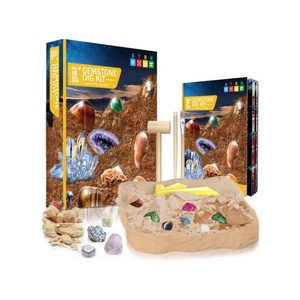Pierres précieuses éducatives Découvrez des jouets Gem Stone Dig <span class=keywords><strong>Kit</strong></span> STEM Science Excavation Archéologie Gem Creuser Kits pour enfants Collection - Product Image 1