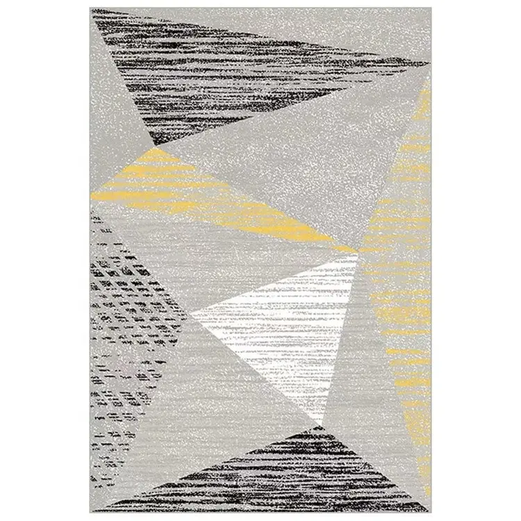 Tappeto da salotto semplice da generazione in tappeto nordico con motivo geometrico tappeto da esposizione per la casa