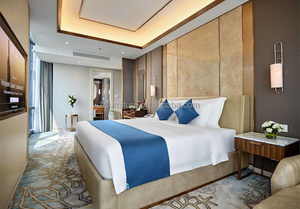 โรงงานผลิตชุดเครื่องนอนโรงแรมแบบมินิมอลตามสั่ง OEM ราคาถูกโดยตรงจากโรงงาน เฟอร์นิเจอร์ห้องนอนสไตล์ญี่ปุ่น เตียงไม้หุ้มเบาะแบบเตี้ย - Product Image 2