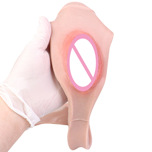 Tangas vaginales realistas, bragas insertables para pene, bragas de silicona con espalda en T para travestis transgénero, Juguetes sexuales Gay Sissy - Product Image 2