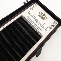 Approvisionnement direct d'usine en gros 0.07 protéine soie Dense faux cils naturel Long C Curl greffe de cils