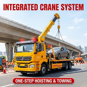 <span class=keywords><strong>รถ</strong></span>ยกฉุกเฉิน SHACMAN 340 แรงม้า 6x4 6.3 ตัน พร้อมเครนและพื้นเรียบ - Product Image 3