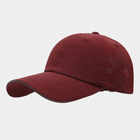 Casquettes de sport imperméables à 6 panneaux pour le camping, la course à pied et les activités de plein air, logo personnalisé, casquette de camionneur en nylon à séchage rapide, casquettes de baseball pour hommes