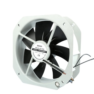 Ventilateur axial silencieux à haute pression statique pour usage agricole 110/220/380V, diamètre de la pale de 11 pouces, construction en alliage d'aluminium - Product Image 1