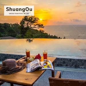 กระเบื้องสระว่ายน้ำกลางแจ้งที่ทันสมัยกระเบื้องหินอ่อนสีเทาสำหรับ<span class=keywords><strong>สระ</strong></span>ว่ายน้ำกันลื่นกระเบื้องกระเบื้องโมเสคเซรามิกพื้นพอร์ซเลนสำหรับ<span class=keywords><strong>สระ</strong></span>ว่ายน้ำ - Product Image 5