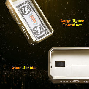 Gold Money Electronic Super Gun Handheld Spray Toy Plastic Birthday Shooter para Rain Make para Game Movies and Parties - Product Image 3