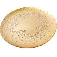Assiettes de présentation en verre de luxe écologiques personnalisables avec logo pour Noël, mariages, événements et décoration intérieure – Vente en gros