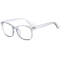 Lunettes Anti-Lumière Bleue Carrées Multicolores Monture Complète PC Diamant Homme Femme Verres Transparents Mode Ordinateur Vente en Gros