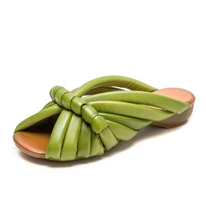 New design personalized flat-bottom breathable outerwear slippers with pointed toes fashionable niche women's <b>shoes</b> - Product Image 5