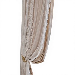 Nuova Tenda in Garza Stile Vintage <span class=keywords><strong>Francese</strong></span>, Leggera e Trasparente, per Finestre a Bovindo, Soggiorno, Camera da Letto, Balcone - Product Image 1