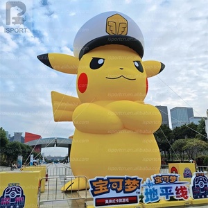Décoration <span class=keywords><strong>géante</strong></span> gonflable LED Captain Pikachu Pokémon pour promotion en centre commercial/événement pour fans/exposition/fête/scène/spectacle - Product Image 3