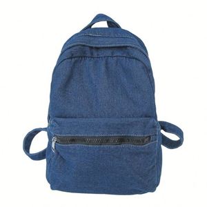Sac à dos en toile imperméable personnalisé, léger, pour l'université, avec logo personnalisé, doublure en polyester, pour hommes et femmes - Product Image 2