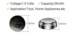 بطارية زر قلوية غير قابلة للشحن 1.5 فولت <span class=keywords><strong>LR44</strong></span> AG13 A76 بسعر جيد للألعاب والأدوات الكهربائية - Product Image 6
