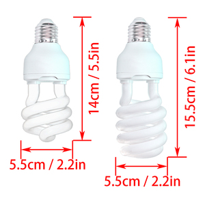Ampoule fluorescente compacte à spectre complet <span class=keywords><strong>UVB</strong></span> 5.0 10.0, lampe <span class=keywords><strong>UVB</strong></span> pour reptiles, pour dragon barbu, caméléon, <span class=keywords><strong>tortue</strong></span> - Product Image 2