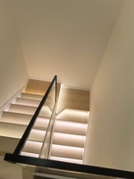Escalier en colimaçon de qualité supérieure, escalier en spirale, escalier intérieur avec marches en bois massif et cadre noir pour maisons modernes