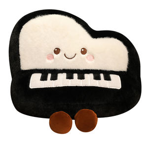 Muñeco de peluche de guitarra de dibujos animados de alta calidad, tambor de Piano, juguete personalizado, muñeca de instrumento <span class=keywords><strong>Musical</strong></span> para niños, muñeca de trapo, regalo de cumpleaños para niñas - Product Image 1