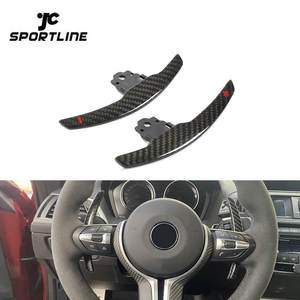 JCSportline de fibra de carbono M3 M4 paletas extensiones de recorte cubierta para BMW M modelo M2 M5 M6 2-puerta 2012-2020 - Product Image 1
