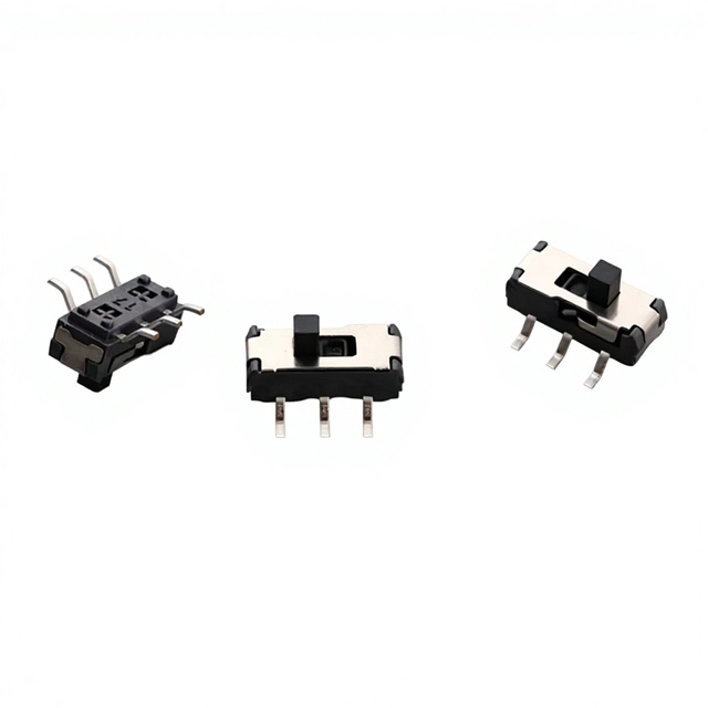 Top Quality SMD Horizontal Slide Switch 1P2T 3Pin 2 Position 0.5A 50V DC ROHS Certified for Smart Watch & Bluetooth Earphone