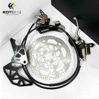 Kit de frein arrière hydraulique KOTORQ Ultra Bee avec étrier, levier, tuyau et rotor pour E-Ride Pro SS 2.0, support CNC 240mm, amélioration E-Moto