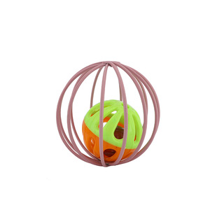 Gabbia per palline di ferro colorata forniture per animali domestici gatto scratch mouse cage <span class=keywords><strong>ball</strong></span> cat <span class=keywords><strong>toy</strong></span> - Product Image 6