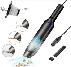 Portable Car Vacuum Cleaner High Power 9Kpa 5KPA Hand Vacuum Cordless Rechargeable Handheld Vacuum 3x2000mAh Li-ion Battery