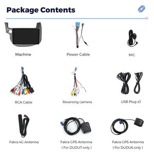 Autoradio Android 13 DUDUAUTO pour Honda <span class=keywords><strong>Jazz</strong></span> 2007-2014 Lecteur multimédia vidéo stéréo Car-play Navigation GPS DSP - Product Image 2