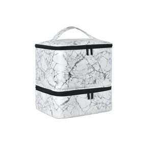 Échantillon gratuit, grande capacité, logo personnalisé, trousse de toilette Oxford, sac de voyage portable à la mode, sac à fermeture éclair en PVC Tyvek réutilisable - Product Image 1