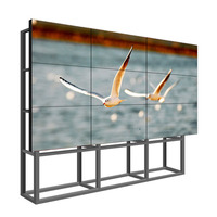 Panel de Video Wall LCD para Interiores, Matriz de Pantallas sin Costuras de 1.8mm, Pantalla de Bienvenida 3x3 para Educación y Uso en Ascensores