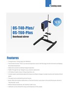 Agitateur suspendu OS-T40-PIus/OS-T60-PIus avec plage de temporisation Imin-99h59min