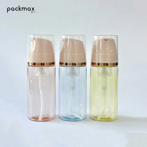 ขวดปั๊มโฟม Packmax 100 มล. PET 30/400 ขวดเปล่าสำหรับใส่โฟมมูส พร้อมหัวปั๊มโลชั่น รูปทรงกระบอก บรรจุภัณฑ์เครื่องสำอาง - Product Image 3