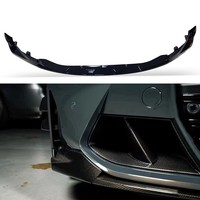 Lip Bumper Depan Model Serat Karbon untuk BMW G82 M4 G80 M3 3 Piece Splitter
