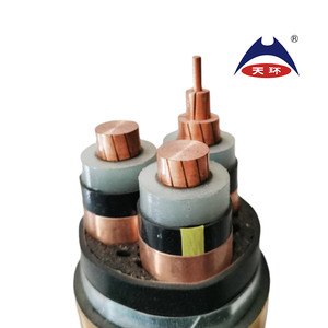 0.6/1kV 8.7/10KV Mỏ Than sử dụng Cross-linked polyethylene cách điện băng thép bọc thép polyvinyl clorua vỏ cáp điện - Product Image 3