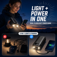 Nouveau produit, chargeur d'urgence portable avec logo OEM, ultra grande capacité 50000mAh, charge rapide PD 20W 22.5W, banques d'alimentation portables