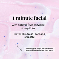 Gel exfoliant enzymatique aux fruits bio OEM ODM sous marque privée, à la papaïne et à la bromélaïne, exfoliant naturel à la cellulose pour un teint éclatant, convient à tous les types de peau