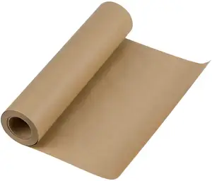 Papier d'emballage en papier Kraft brun recyclé personnalisé, rouleau de papier Kraft imperméable pour Bouquet