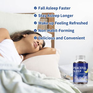 Gummies pour le sommeil, mélatonine nocturne, usage adulte, 2 gummies par dose, 3 x 180g, 60 unités - Product Image 4
