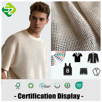 Tissu en maille de bambou écologique au design classique, avec propriétés d'évacuation de l'humidité et antibactériennes, pour vêtements de sport et de nuit