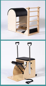 <span class=keywords><strong>Chaise</strong></span> de stabilité MJD W18 en bois réglable, sûre pour le Pilates, studio de santé - Product Image 4