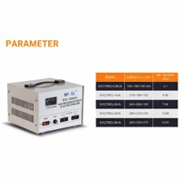 Stabilisateur de tension servo SVC(TND)-5000VA monophasé AC 220V 90V-260V 220V±2% 50/60Hz AVR en cuivre pour réfrigérateur et téléviseur domestiques