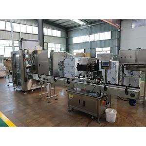 China Suppliers Automatic Bottle Mineral Food Water Bottling Packaging Plant Machine