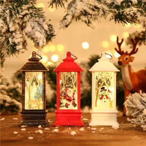 Lanterna FRIO Decorativa da Esterno per Natale con Luce LED Bianca Calda, Albero di Natale e Neve Artificiale, Idea Regalo Natalizia per la Casa - Product Image 3