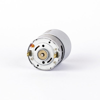 Motor DC 380 untuk Mainan DIY, Peralatan Kecil, 6-24V, 6000-24000RPM, Kecepatan Tinggi, Motor Mikro R380 untuk Hobi, Semua Berbahan Logam