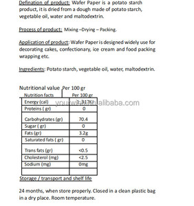 Carta Wafer Commestibile A4, 100 Fogli, 0,35mm, <span class=keywords><strong>per</strong></span> Decorazione <span class=keywords><strong>Torte</strong></span>, Topper <span class=keywords><strong>per</strong></span> <span class=keywords><strong>Torte</strong></span> Nuziali, Vendita all'Ingrosso Diretta dalla Fabbrica - Product Image 3