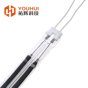 Lampe chauffante infrarouge Youhui en feutre de carbone 200-6000W à double tube, qualité industrielle, économie d'énergie - Product Image 1