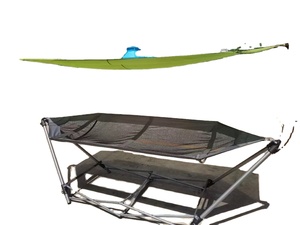 <span class=keywords><strong>Hamac</strong></span> de camping, tente jardin extérieur, double <span class=keywords><strong>hamac</strong></span> portable, <span class=keywords><strong>avec</strong></span> <span class=keywords><strong>support</strong></span> en acier, offre spéciale, - Product Image 4