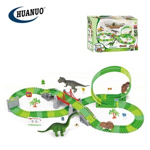 Nuevo diseño de la cabeza de dinosaurio coche de pista de juguete de la Asamblea de ranura <span class=keywords><strong>para</strong></span> <span class=keywords><strong>tren</strong></span> de juguete - Product Image 1