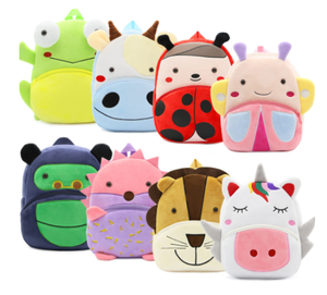 TCXW032917 Cartoon Animal Design Plush Material School <strong>Toddler</strong> Kids Bag <strong>Backpack</strong> for Children Boy and Girl - Product Image 1