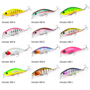 Señuelo <span class=keywords><strong>de</strong></span> Pesca TSURINOYA <span class=keywords><strong>50S</strong></span>, Minnow Hundido <span class=keywords><strong>de</strong></span> 50 mm y 5 g, Mini Wobblers para Pesca <span class=keywords><strong>de</strong></span> Trucha, Señuelos Duros INTRUDER, Crankbait para Lubina Pequeña, Pesca, Nuevos Colores - Product Image 6