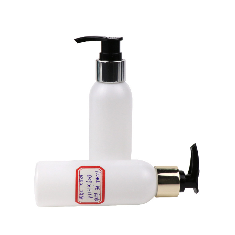 Factory sell 100ml 200ml hand wash liquid soap bottles plastic cosmetic container, body lotion bottle with pump