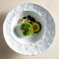 Vaisselle en porcelaine pour hôtel, assiettes à dessert, bols à soupe et à salade, vaisselle en céramique style pierre, assiettes créatives pour restaurant